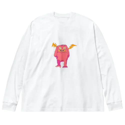 depressed yeti (hyperacusis) ビッグシルエットロングスリーブTシャツ