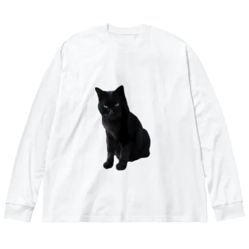 黒猫のふくちゃん ビッグシルエットロングスリーブTシャツ
