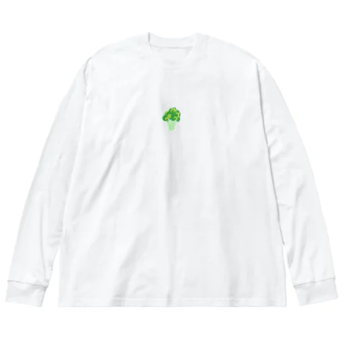 ブロッコリーという野菜 ビッグシルエットロングスリーブTシャツ