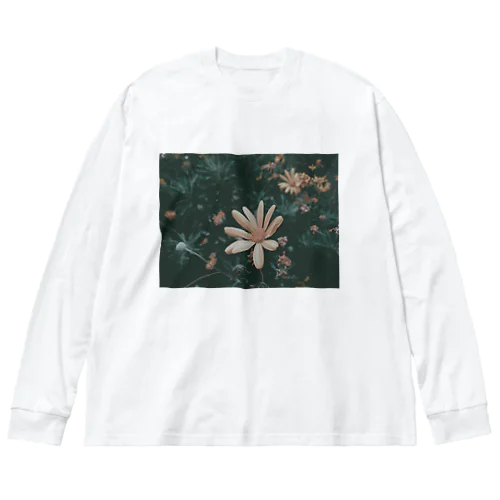 Flower ビッグシルエットロングスリーブTシャツ