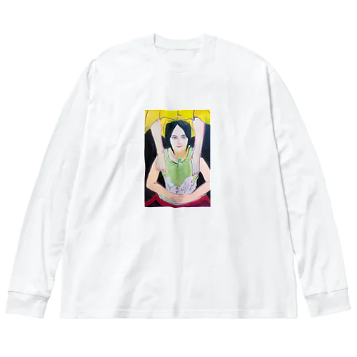 美人画シリーズ Big Long Sleeve T-Shirt