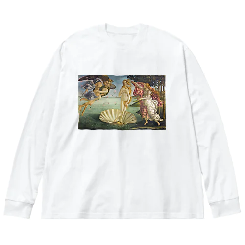 Birth Of Venus Big Long Sleeve T-Shirt