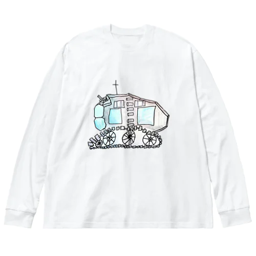 月面探査機 ビッグシルエットロングスリーブTシャツ