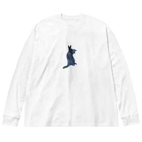 ぶるしゃん-でっかい ビッグシルエットロングスリーブTシャツ