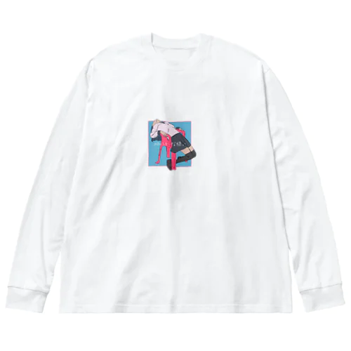 adultな問い/Pink Machine ビッグシルエットロングスリーブTシャツ