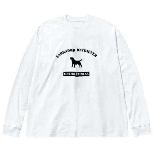 ONEHAPPINESS　ラブラドールレトリバー ビッグシルエットロングスリーブTシャツ