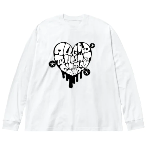 ドロドロハート Big Long Sleeve T-Shirt