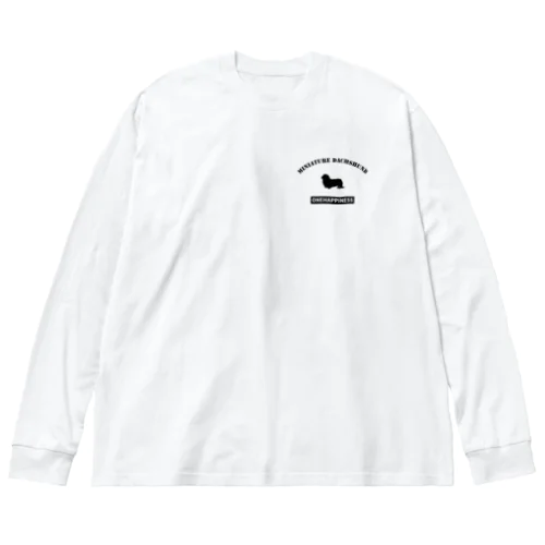 ONEHAPPINESS　ミニチュアダックスフンド ビッグシルエットロングスリーブTシャツ