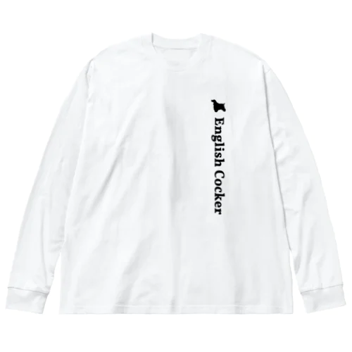 イングリッシュコッカー ビッグシルエットロングスリーブTシャツ