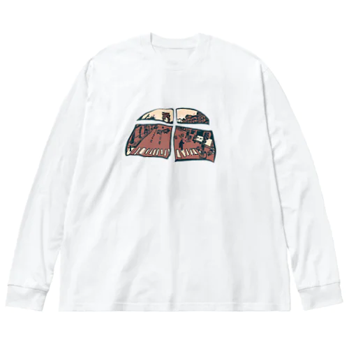 Av.des Champs-Elysees 75008 Big Long Sleeve T-Shirt