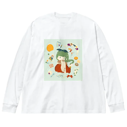 POP girl 『like』 ビッグシルエットロングスリーブTシャツ