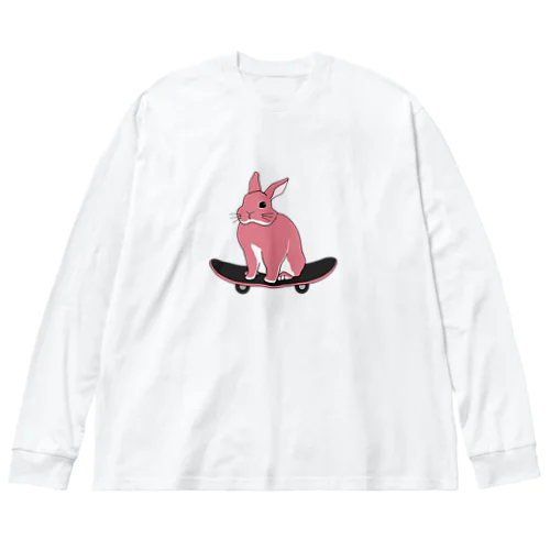 スケボーうさぎ Big Long Sleeve T-Shirt