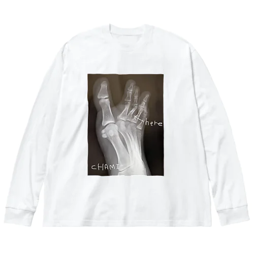 【期間限定復活】骨折エンターテイメント2 루즈핏 롱 슬리브 티셔츠