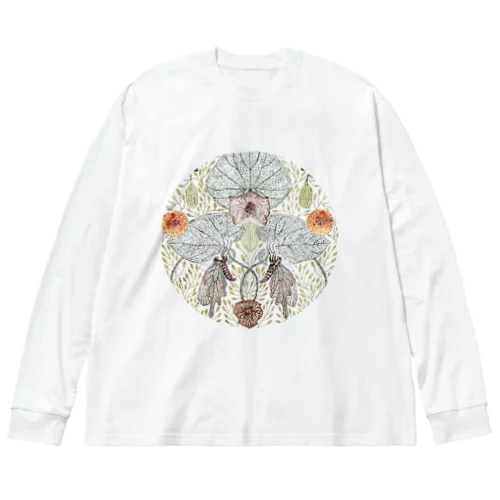 ジャコウアゲハ Big Long Sleeve T-Shirt