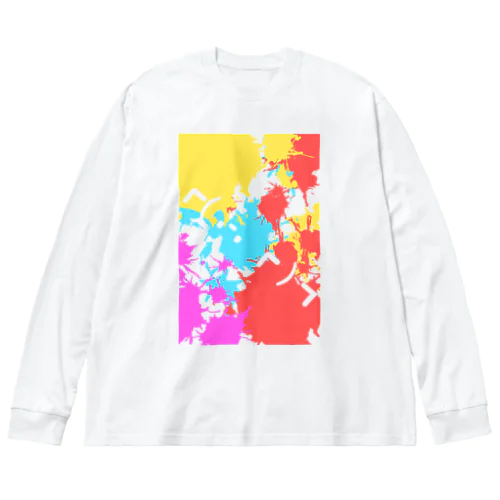 カラフルペイントinブリッジ Big Long Sleeve T-Shirt