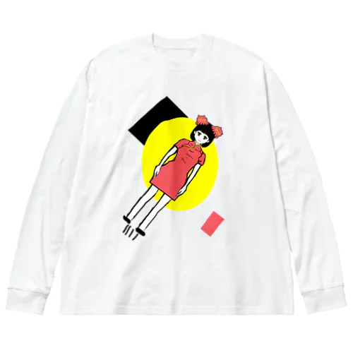 蛸突破飛行少女 Big Long Sleeve T-Shirt