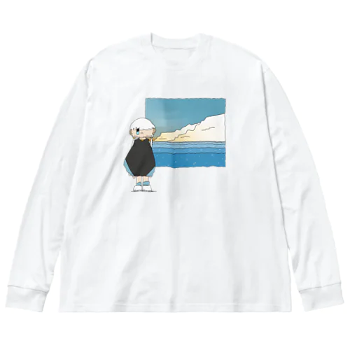 landscape ビッグシルエットロングスリーブTシャツ