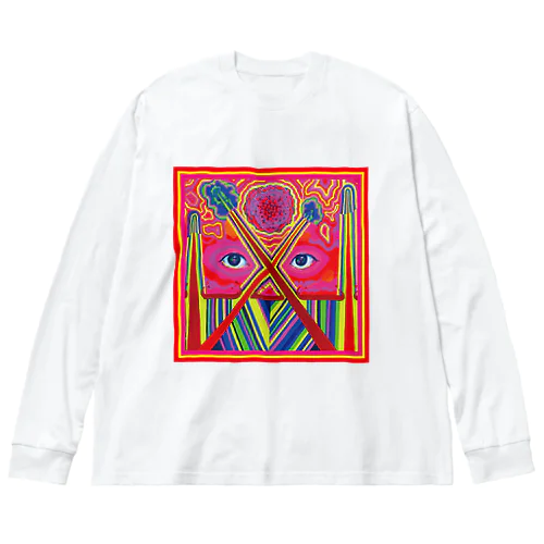 衝撃 Big Long Sleeve T-Shirt