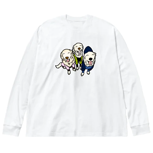 うちの子1番☆サリー＆すみれ＆六花 Big Long Sleeve T-Shirt