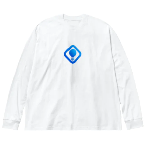 RASH LLC公式ロゴ(大) ビッグシルエットロングスリーブTシャツ