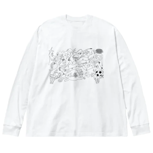 アクティブモンスター Big Long Sleeve T-Shirt