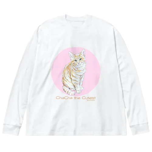 ChaCha the Cutest ビッグシルエットロングスリーブTシャツ