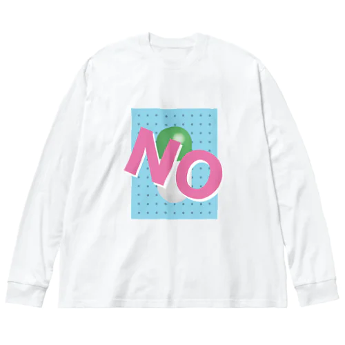 NO "D" ビッグシルエットロングスリーブTシャツ