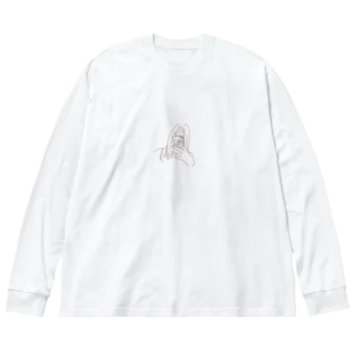 風呂上がり（クリア） Big Long Sleeve T-Shirt