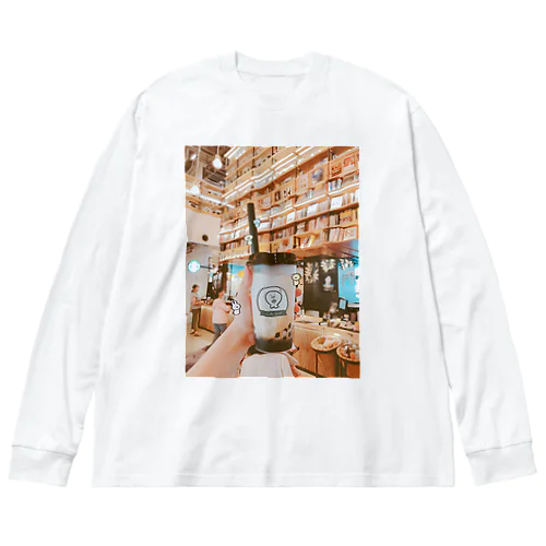 ざらしカフェ C ビッグシルエットロングスリーブTシャツ