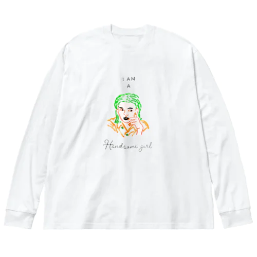 ハンサムガール ビッグシルエットロングスリーブTシャツ