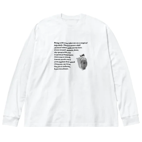 シェルティ　後ろ姿 Big Long Sleeve T-Shirt