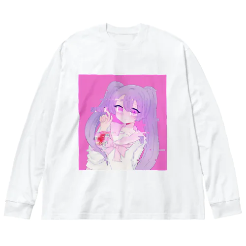 病み子たゃ ビッグシルエットロングスリーブTシャツ