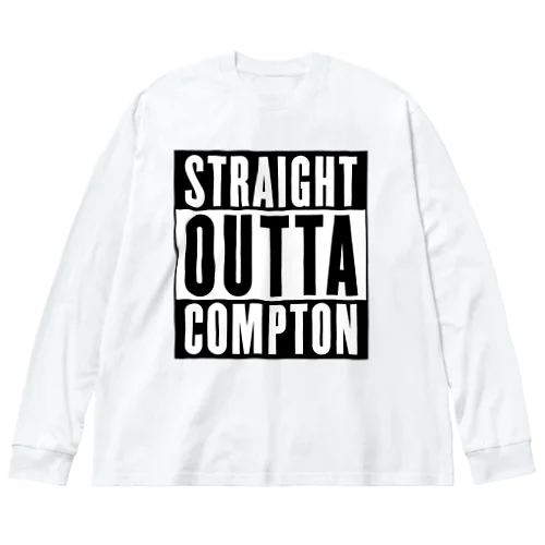 STRAIGHT OUTTA COMPTON- ストレイト・アウタ・コンプトン- ビッグシルエットロングスリーブTシャツ