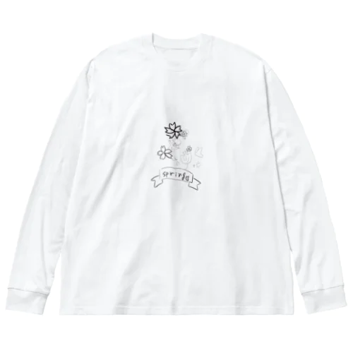 スプリング ビッグシルエットロングスリーブTシャツ