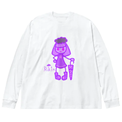 ウェザーず＊アメちゃん ビッグシルエットロングスリーブTシャツ