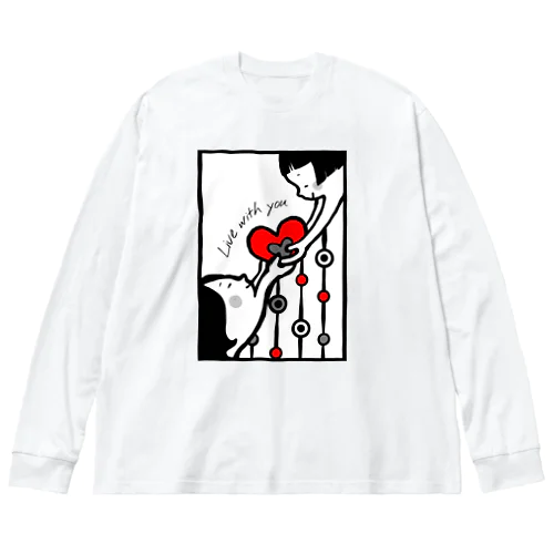 愛のフードドライブちゃん〜Live with you〜 Big Long Sleeve T-Shirt