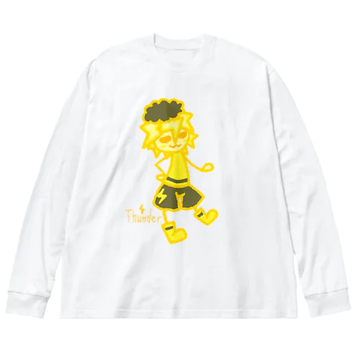 ウェザーず＊カミナリくん Big Long Sleeve T-Shirt