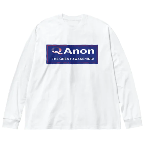 QAnon THE GREAT AWAKENING! ビッグシルエットロングスリーブTシャツ