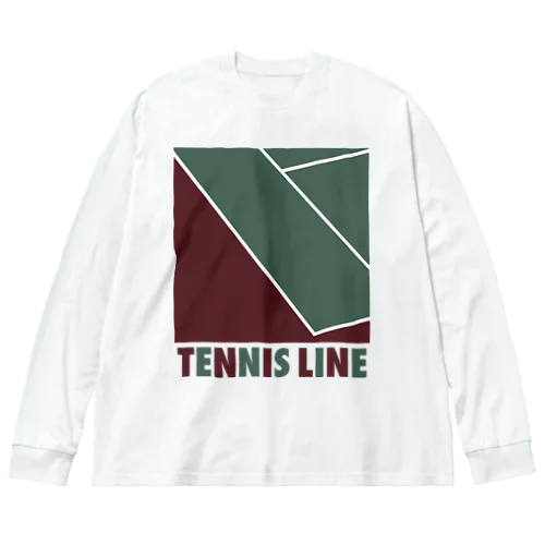 TENNIS LINE-テニスライン- ビッグシルエットロングスリーブTシャツ