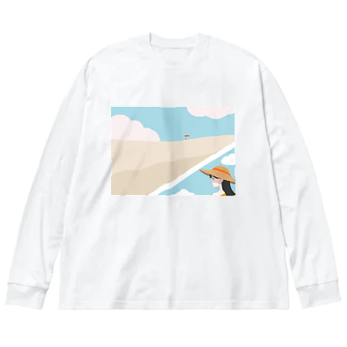 砂丘 ビッグシルエットロングスリーブTシャツ