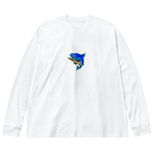 ピラニアくん Big Long Sleeve T-Shirt