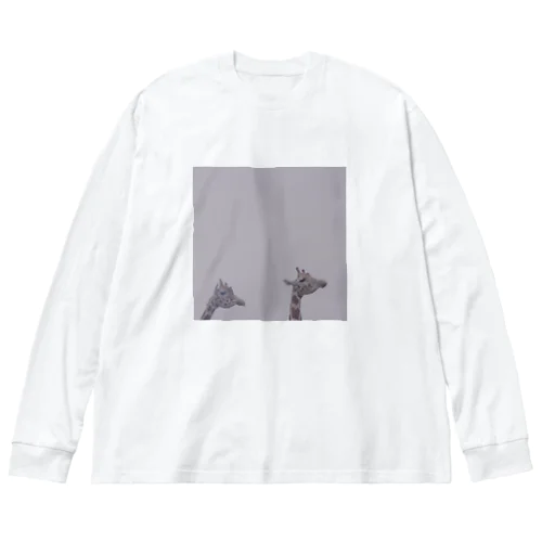 Fog and giraffe ビッグシルエットロングスリーブTシャツ