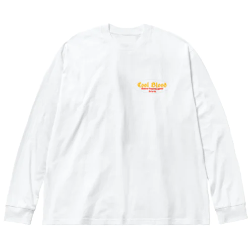 CoolビッグシルエットロングスリーブTシャツ　白 루즈핏 롱 슬리브 티셔츠