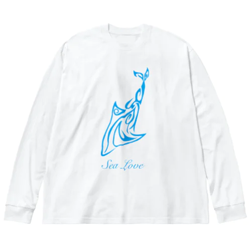 Sea Love ビッグシルエットロングスリーブTシャツ