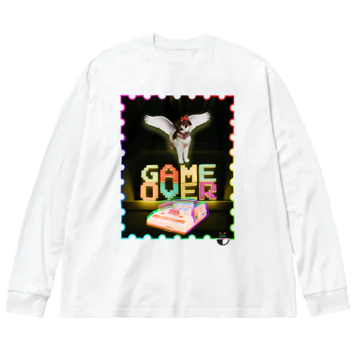 GAME OVER ビッグシルエットロングスリーブTシャツ