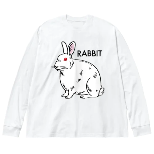 RABBIT-うさぎ- Big Long Sleeve T-Shirt