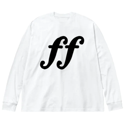 Fortissimo-フォルティシモ - Big Long Sleeve T-Shirt