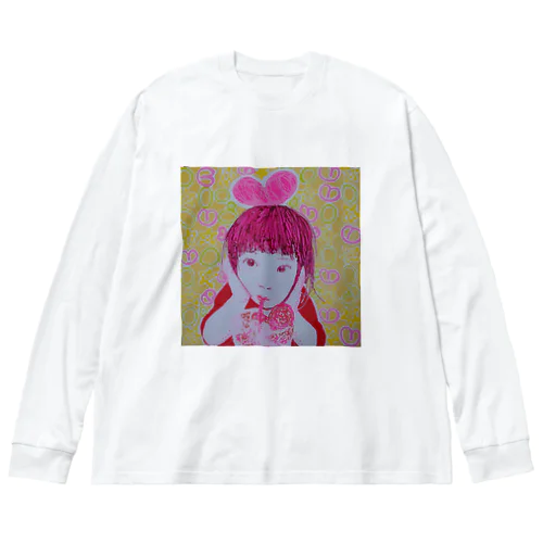 キリッと冷えた。温かい♥オンザロックはいかが？ ビッグシルエットロングスリーブTシャツ