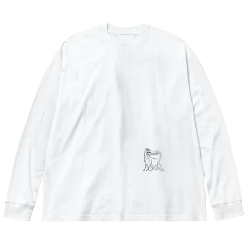 ゴシゴシ歯ブラシ ビッグシルエットロングスリーブTシャツ