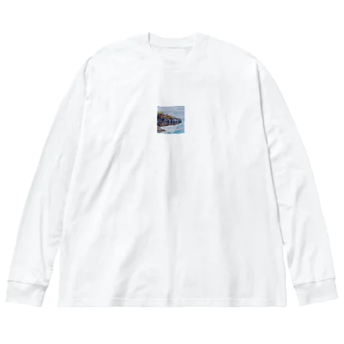 旅景色・夏 , 2020 ビッグシルエットロングスリーブTシャツ